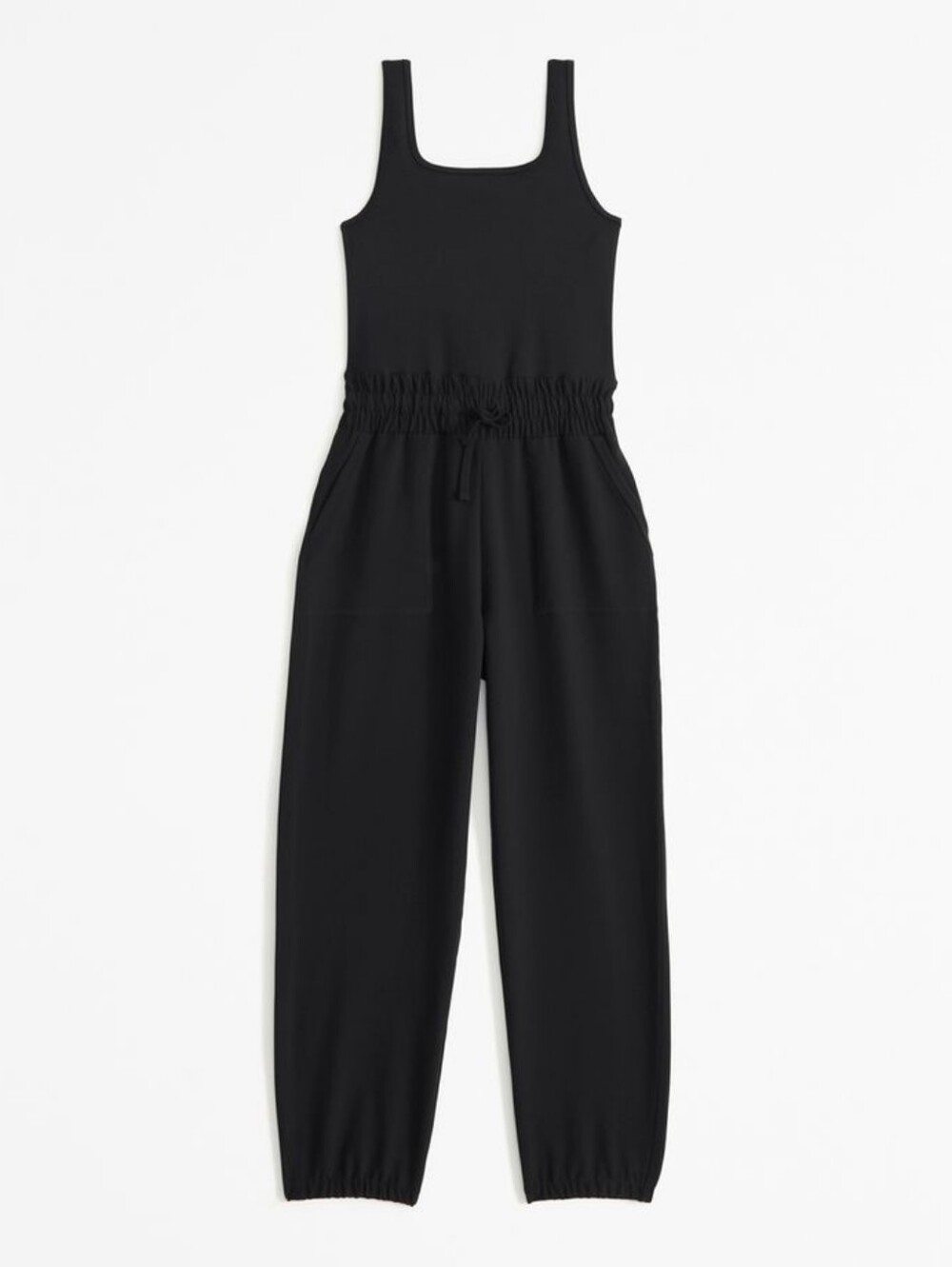 Abercrombie Kids YPB Traveler black parachute tank jumpsuit, 11/12